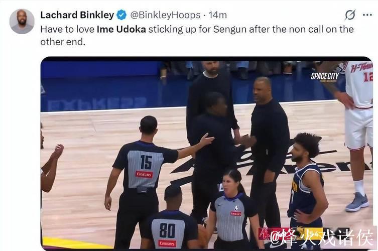 火记晒乌度卡爆粗口瞬间：申京明显被犯规不吹！掘记称该直接驱逐